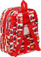 Kinderrugzak Cars Let's race Rood Wit (22 x 27 x 10 cm)