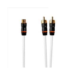 Fusion Female to Dual Male RCA Splitter Cable 0.27 meter