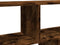 vidaXL - Wandschap - 100x25x50 - cm - bewerkt - hout - gerookt - eikenkleurig