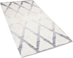 PENDIK - Shaggy vloerkleed - Beige - 80 x 150 cm - Katoen