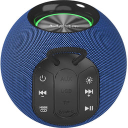 Ibiza Sound Boomy - Bluetooth luidspreker - TWS functie - Zwart