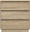 vidaXL - Nachttafel - met - LED - in - Sonoma - Eik - - - 71x34,5x75 - cm - - - Geengineerd - Hout