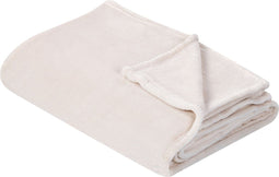 BAYBURT - Deken - Gebroken wit - 200 x 220 cm - Polyester