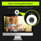 N960E 60FPS autofocus 1080p webcam met 2 stereo microfoon, ringlicht en afdekking, USB-camera voor h