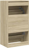 vidaXL-Schoenenkast-met-2-klaplades-60x42x108-cm-sonoma-eikenkleurig