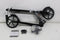 Lionelo Luca - Opvouwbare Scooter - Tot 100 kg - ABEC-7 Lagers - 200 mm Wielen - ShockResist Demping - 3 Hoogte-instellingen - Antislip Platform - Zwart
