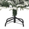 vidaXL - Kunstkerstboom - met - sneeuw - 120 - cm - PVC - en - PE - groen