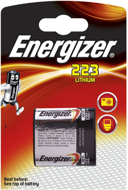 Energizer EL223APB1 - Accu - 1.500mAh - 36mm hoog - 35mm breed - 19,5mm diep - 37g