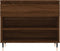vidaXL - Schoenenkast - 70x36x60 - cm - bewerkt - hout - bruin - eikenkleur