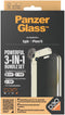 PanzerGlass iPhone 15 - 3-in-1 Privacy Beschermingskit - Antibacterieel - Doorzichtig zwart (1 pack)