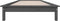 vidaXL - Bedframe - massief - grenenhout - grijs - 90x190 - cm