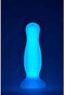 Dream Toys - Radiant anaalplug glow-in-the-dark Medium - Paars