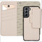 Selencia Hoesje Geschikt voor Samsung Galaxy S21 Plus Hoesje Met Pasjeshouder - Selencia Llyr 2-in-1 Uitneembare Slang Bookcase - Wit