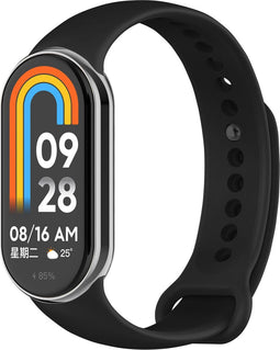 imoshion Siliconen bandje - Geschikt voor Xiaomi Smart Band 8 / 9 - Zwart