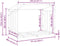vidaXL - Haardhoutrek - met - regenhoes - 151x80,5x110,5 - cm - staal