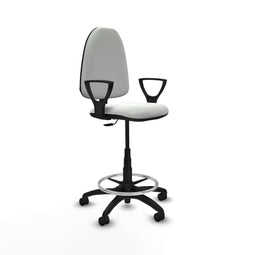 Piqueras y Crespo BFN01RN - Bureaustoel - Hoogteverstelbaar - Wit