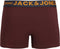 JACK&JONES ADDITIONALS JACLICHFIELD TRUNKS - Heren Onderbroek - 3-pack - Burgundy (3 stuks)