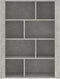 vidaXL - Dressoir - 80x30x106 - cm - bewerkt - hout - betongrijs