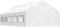 vidaXL - Prieel - met - dak - 11,15x5,88x3,75 - m - polyetheen - wit