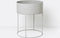 FERM LIVING - Plant Box - Round - lichtgrijs