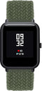 iMoshion Bandje Geschikt voor Amazfit GTS / BIP - iMoshion Gevlochten nylon bandje - Donkergroen