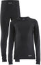 Craft Core Dry Baselayer - Thermoset Kids - Warm ademend shirt en broek - Zwart - Maat 146
