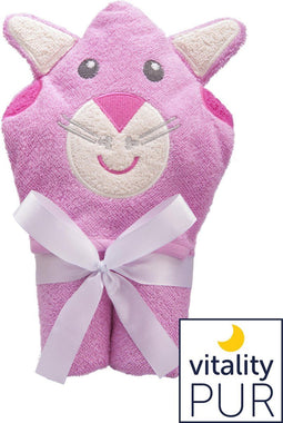 Vitality Pur - Baby Badcape - 100% Katoen - Roze