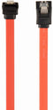 Gembird CC-SATAM-DATA90 - SATA datakabel - 90° haakse connector - Rood Zwart