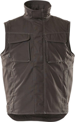 Mascot 10154-154 - Bodywarmer - Verlengde rug met rits voor bedrukking - donkerantraciet - L