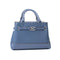 Michael Kors Reed - Handtas - Leer - Rits - Blauw - 20 x 14 x 19 cm