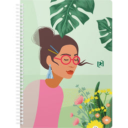 Oxford Horizons Notitieboek B5 geruit 5mm 120 pagina's 90g willekeurig ontwerp