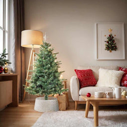 Kerstboomkraag Wit 60 x 60 x 22 cm Waterhyacint