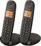 Logicom - ILOA 255T - Huistelefoon Draadloos Duo - Met Antwoordapparaat - 2 Handsets - Met Speaker - Dect-telefoon - Zwart