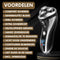 Sansbeauté® S1111 - 2-in-1 Scheerapparaat met Trimmer - Waterproof - Extra Scheerkop (2 stuks)