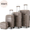 SKYCASES Travelin' Charm - 4-delige Trolleyset - Lichtgewicht Duurzaam Cijferslot - 32L/60L/98L