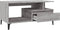 vidaXL - Salontafel - 90x49x45 - cm - bewerkt - hout - grijs - sonoma