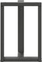 vidaXL - Eettafelpoten - 2 - st - T-vormig - 60x35x(72-73) - cm - staal - antraciet
