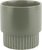 PT bloempot Ribbed medium-Groen