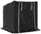 vidaXL - Haardhoutrek - met - regenhoes - 100,5x80,5x110,5 - cm - staal