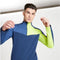 Dare 2b Longsleeve Depose Heren Polyester Blauw/lime Maat Xs