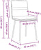 vidaXL - Eetkamerstoelen - 2 - st - fluweel - zwart