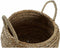Decoratieve Mand DKD Home Decor Natuurlijk Zeegras Boho (40 x 40 x 30 cm)