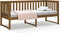 vidaXL - Slaapbank - 80x200 - cm - massief - grenenhout - honingbruin
