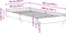 vidaXL - Bedframe - 90x200 - cm - Betongrijs - Gemaakt - van - Hout