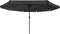 vidaXL - Tuinparasol - met - LED-verlichting - Ø395x245 - cm - Antraciet