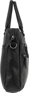 DSTRCT Raider Road - Leren Laptoptas 15,6 inch - Groot hoofdvak - Zwart