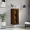 vidaXL - Hangkast - 34,5x34x90 - cm - bruin - eikenkleur