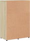 vidaXL - Dressoir - 60x31x84 - cm - bewerkt - hout - sonoma - eikenkleurig