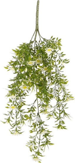 Mica Decorations Margriet Kunst Hangplant - H60 cm - Wit