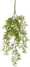 Mica Decorations Margriet Kunst Hangplant - H60 cm - Wit
